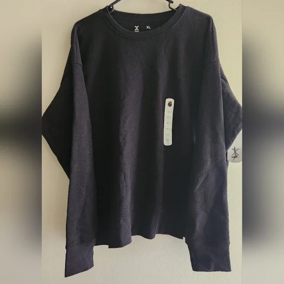 NWT Xersion XL Pullover Sweatshirt With Thumbholes - Picture 2 of 10